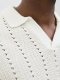 Jack & Jones Jack&Jones koszulka męska JORPAROS KNIT ESTER SS CROCHET POLO 12272562 SEA SALT XL 3