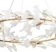 Lampa wisząca Step into Design Ceramiczna lampa zwisowa Botanika XY080P-100 Step ozdobna liście złota biała 6