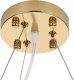 Lampa wisząca Step into Design Ceramiczna lampa zwisowa Botanika XY080P-100 Step ozdobna liście złota biała 9