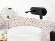 Bateria umywalkowa Beliani Bateria umywalkowa podtynkowa CHAPALA Mosiądz Czarny 5