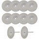 Falontech Tarcze diamentowe 30 mm do miniszlifierki Dremel 10 szt. + 2 trzpienie 1