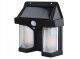 Kinkiet LTC Lampa ścienna solarna LED COB 10W 1200lm,czujnik ruchu,zmierzchu,akumul.1800mAh IP54 (ABS) 1