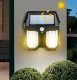 Kinkiet LTC Lampa ścienna solarna LED COB 10W 1200lm,czujnik ruchu,zmierzchu,akumul.1800mAh IP54 (ABS) 3