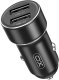 Ładowarka XO Samochodowa CC53 12W 2x USB czarna + kabel USB - USB-C 2