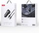 Ładowarka XO Samochodowa CC53 12W 2x USB czarna + kabel USB - USB-C 3