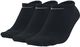 Nike Skarpetki Value No Show 3-Pack czarne roz. 38-42 (SX2554-1) 1