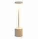 Lampa stołowa Home Styling Collection Lampka stołowa LED z ładowalną baterią, metal, 34 cm 1