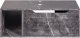 Beliani Wisząca szafka pod umywalkę CASCAVEL 80 cm Czarny marmur (617592 Bel) 3