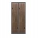 Jan Nowak Szafa metalowa ubraniowa JULIA 800 x 1850 x 450 mm Eco Design* antracytowa/ orzech 2