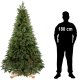 Springos Choinka sztuczna 210 cm sosna zielona PE Royal Trees premium drzewko świąteczne jak żywe UNIWERSALNY 24