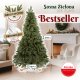 Springos Choinka sztuczna 210 cm sosna zielona PE Royal Trees premium drzewko świąteczne jak żywe UNIWERSALNY 3