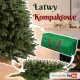 Springos Choinka sztuczna 180 cm sosna zielona PE Royal Trees premium drzewko świąteczne jak żywe Uniwersalny 6