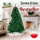 Springos Choinka sztuczna 180 cm sosna leśna jak żywa Royal Trees premium z drewnianym stojakiem UNIWERSALNY 3