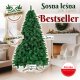 Springos Choinka sztuczna 220 cm sosna leśna jak żywa Royal Trees premium z drewnianym stojakiem UNIWERSALNY 3
