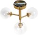 Lampa sufitowa Beliani MARICAO Szkło Mosiężny 5