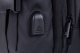 Plecak turystyczny 4kom.pl Plecak DONAU TRAVEL Prague, 17", 32l, USB + kabel, czarny 8