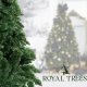 Springos Choinka sztuczna 240 cm sosna leśna jak żywa Royal Trees premium z drewnianym stojakiem UNIWERSALNY 18