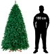 Springos Choinka sztuczna 240 cm sosna leśna jak żywa Royal Trees premium z drewnianym stojakiem UNIWERSALNY 19