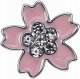 Moleskine Przypinka MOLESKINE Sakura Pin Crystal Flower 2025, różowa 1