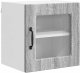 vidaXL vidaXL Front do zmywarki z półką 2 pcs Szary Sonoma 40 x 31 x 40 cm 5