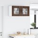 vidaXL vidaXL Front do zmywarki Kalmar 2 pcs Brązowy dąb 40 x 31 x 40 cm 4