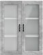 vidaXL vidaXL Front do zmywarki z półką Betonowy szary 80 x 31 x 100 cm 6