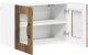 vidaXL vidaXL Front do zmywarki z półką Stare drewno 60 x 31 x 40 cm 5