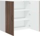 vidaXL vidaXL Front do zmywarki z półką Brązowy dąb 80 x 31 x 80 cm 5