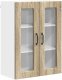 vidaXL vidaXL Front do zmywarki z półką z drzwiami Dąb Sonoma 60 x 31 x 80 cm 2