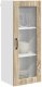 vidaXL vidaXL Front do zmywarki z półką Dąb Sonoma 40 x 31 x 100 cm 3