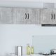 vidaXL vidaXL Front do zmywarki Lucca 2 pcs Betonowy szary 40 x 31 x 40 cm 1