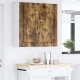 vidaXL vidaXL Front do zmywarki z półką Dąb wędzony 80 x 31 x 80 cm 4