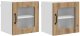 vidaXL vidaXL Front do zmywarki 2 pcs Dąb rzemieślniczy 40 x 31 x 40 cm 2