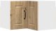 vidaXL vidaXL Front do zmywarki z półką Dąb rzemieślniczy 57 x 57 x 40 cm 2