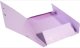 Exacompta Elastic folder Pastel Purple 24x32 cm fits A4 sheets - 400 grams solid colored cardboard - wyprodukowano we Francji 7