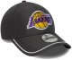 New Era Czapka z daszkiem NEW ERA LA Lakers NBA Piping Dark Grey 9FORTY 3