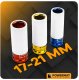 Powermat ZESTAW NASADEK UDAROWYCH DO FELG ALUMINIOWYCH 17/19/21 MM KOLOROWE 3 SZT 3