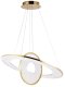 Lampa wisząca MAXlight Wisząca lampa glamour ALEXIA P0638D LED 45W 3000K talerze złote 1