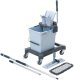 Mop Vileda Starter set, Vileda UltraSpeed Pro Ready To Go, 25 l, gray, polyester/powder-coated steel/PP/steel, 40 cm, with hand press 1