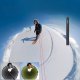 Monopod Puluz TELESKOPOWY MONOPOD ALUMINIOWY 133CM Z GWINTEM 1/4" DO KAMER INSTA360 / DJI / GOPRO 8