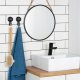 Bathroom Solutions Haczyk Wieszak VILDE na Przyssawkę 2 szt. Czarny 5,5 cm Łazienka 6