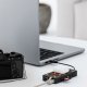 HUB USB Baseus QUALO Transparent Hub USB-C HDMI z funkcją ładowarki bezprzewodowej QTPB5-HUB-18 czarny (GSM184928) 2