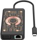 HUB USB Baseus QUALO Transparent Hub USB-C HDMI z funkcją ładowarki bezprzewodowej QTPB5-HUB-18 czarny (GSM184928) 9