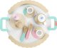 Fisher Price Kawiarnia Drewniana Fisher-Price podwieczorek 12 elementów HXT82 zestaw 2
