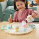 Fisher Price Kawiarnia Drewniana Fisher-Price podwieczorek 12 elementów HXT82 zestaw 5