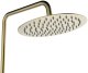 Zestaw prysznicowy Invena Show set with show mixer Nestos. BR gold 5