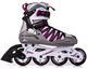 Rolki Spokey Rolki fitness damskie Halo II szaro-różowe r. 41 1
