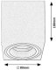 Rabalux Reflektor sufitowy Kobald szara GU10 1x Max 25W IP20 71164 5