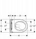 Miska WC Sourcing iCon miska 49cm TurboFlush KeraTect z deską wolnoopadającą 3