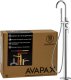 Bateria wannowa Avapax AVAPAX ABUL221121 ULTIMATE Bateria wannowa wolnostojąca z zestawem natryskowym, chrom 1